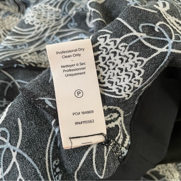 Cinq A Sept Size 4 Black Blue Button V-Neck Maxi Lisette Dress Size 2 - Picture 11 of 11